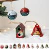 Super Big Jingle Bells Santa Claus Christmas Tree Pendant Ornaments Santa Claus Bell Pendant Home