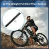 20 Set 14G Straight Pull Bicycle Spokes 305mm Straight Pull Bike Wheel Spokes