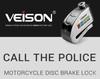 Motorcycle Alarm Lock Waterproof Bike Disc Lock Intelligent Warning 130DB Anti Theft Brake Rotor Padlock Disc Brake Locks