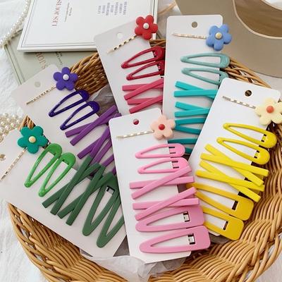 Süße Bonbonfarbene Haarspangen, süße Damen-Haar-Accessoires, koreanischer Stil, Haarnadel für Mädchen, Kinder, Geschenke
