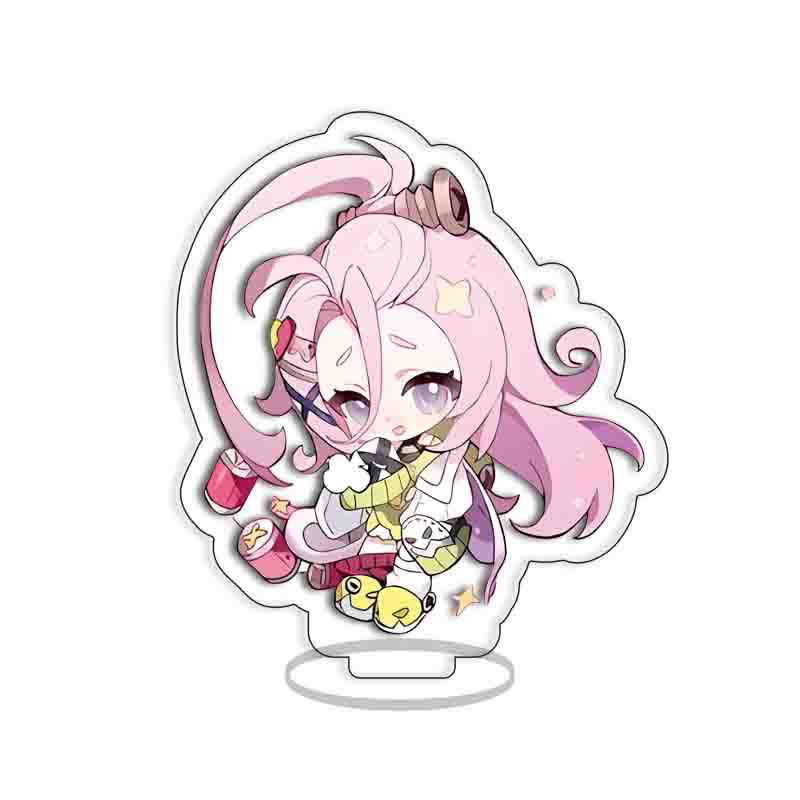 Mezzanine, Milk Tea, Cute Acrylic Standing Sign, Animation Peripheral Cartoon Pendant 8Cm