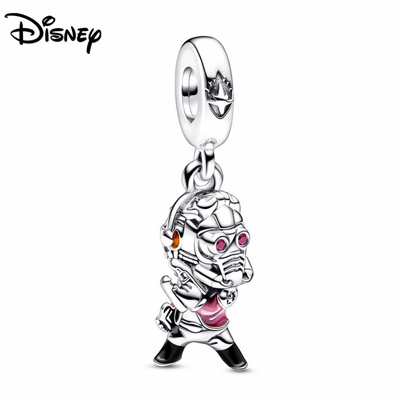Disney 925 Silver Red Spider Ratatouille Charms Bead Earrings Bracelet Fit Original Bracelets DIY Birthday Jewelry Gift