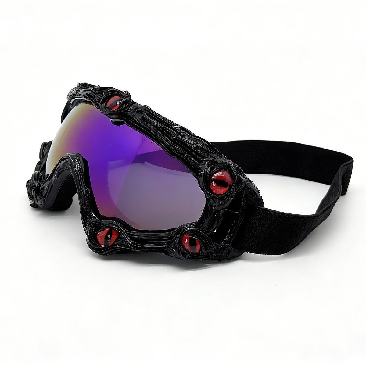 

Dark Eyeball Dec Gothic Cyberpunk Style Goggles Sunglasses for Men and Women Multiple Occasions Unique Shades Outdoor & Party