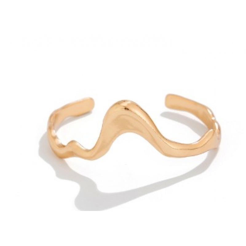 European Fashion Gold Wave Pattern Choker for Women