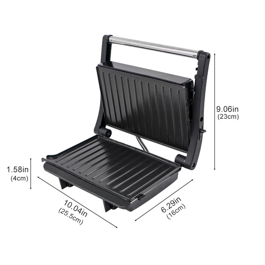Grilled Steak Machine Breakfast Machine Double Heating Grilling Machine 1000W Household Grill Smokeless Barbecue Machine