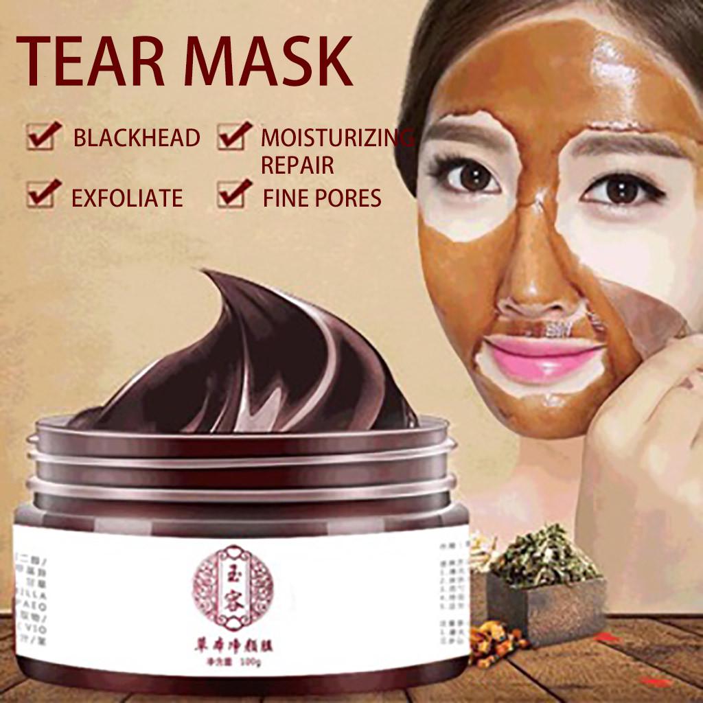 Buy Ginseng Mask Transitional Herbal Ginseng Black Head Peel Off Mask Masker 100g at affordable