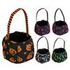 Halloween Candy Bag  Pumpkin Boo Trick or Treat Portable Candy Bag Tote Bucket Basket Kids Play Bags Holiday Storage Bags