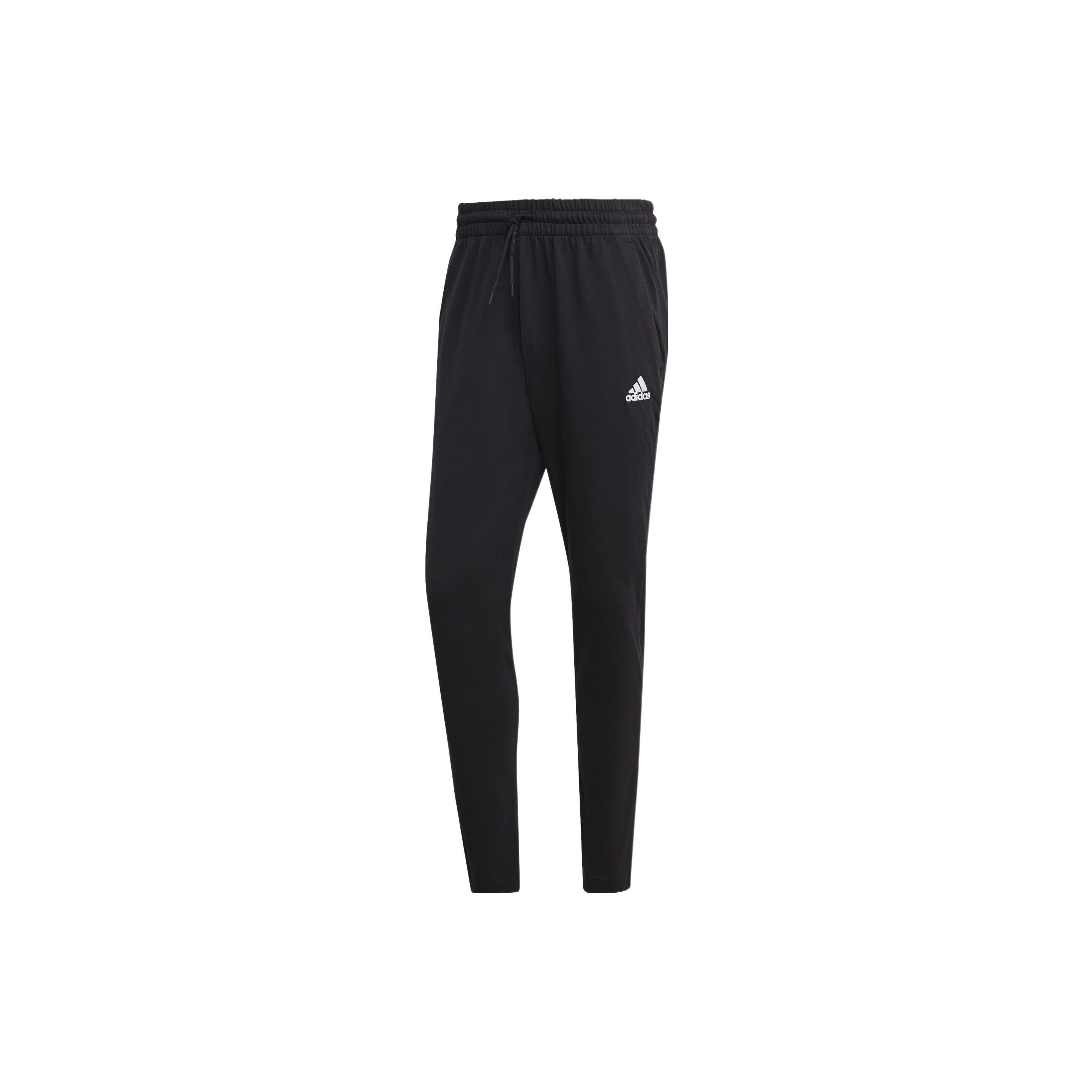 adidas Essentials Single Tapered Open Hem Pants Black Men s IC9409 XXL