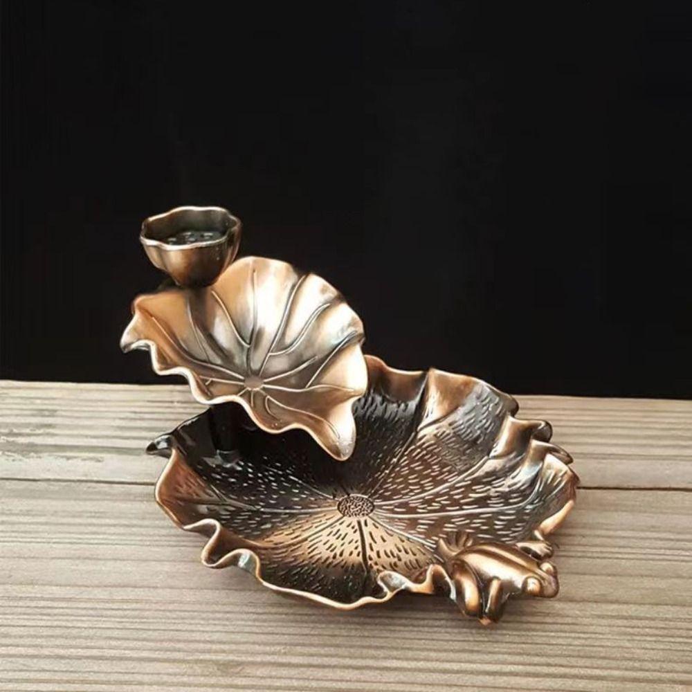 Zinc Zinc Alloy Incense Insertion Antique Fragrance Holder Desktop Decoration Incense Burner  Gift