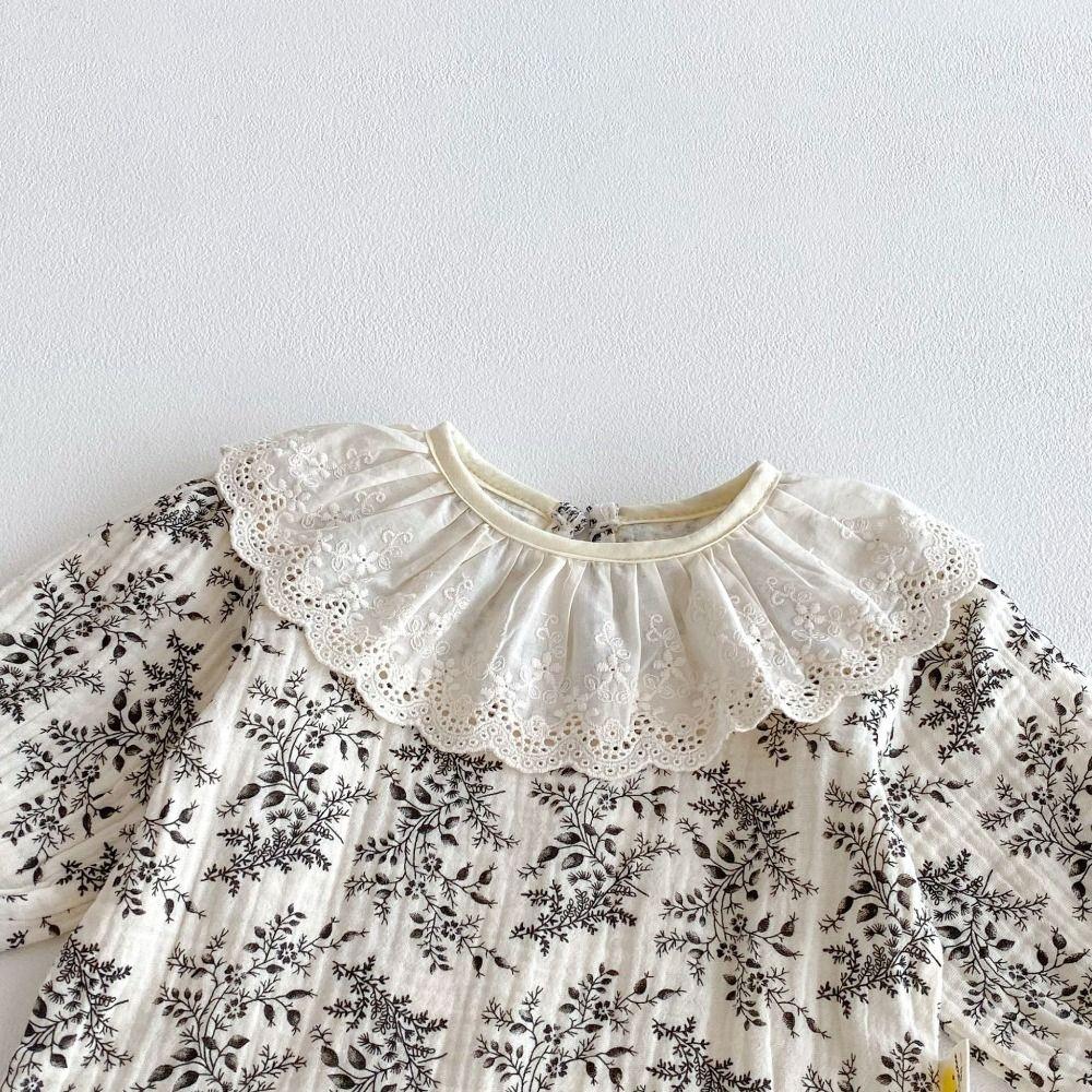 Ruffle Baby Jumper Dress Lotus Leaf Collar Baby Shorts Climb Suit  Newborn Baby