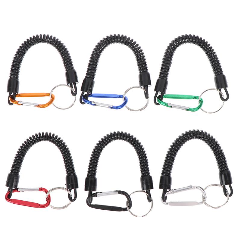 1 Pieza Cordones de Pesca Portátiles Cuerda Navegación Camping Mosquetón Agarre de Bloqueo Seguro