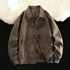 Suede men's jacket autumn new American retro trendy clothing couple autumn and winter clothing