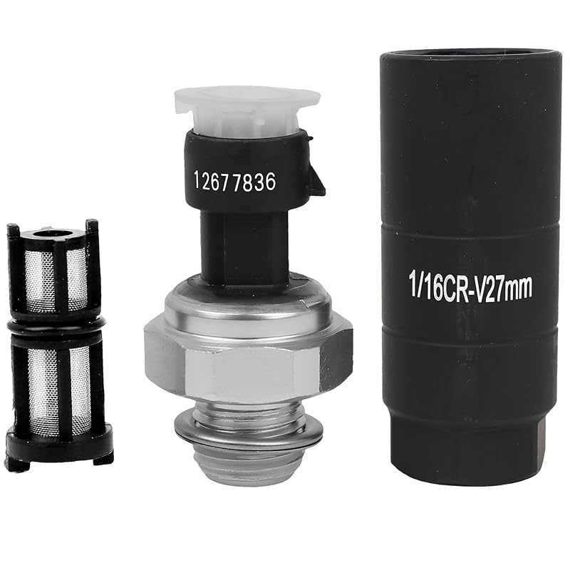 12573107 Oil Pressure Sensor With Socket For Chevy Silverado 1500 2500 3500 Tahoe Suburban Impala Avalanche Express GMC Sierra Yukon Cadillac 12616646