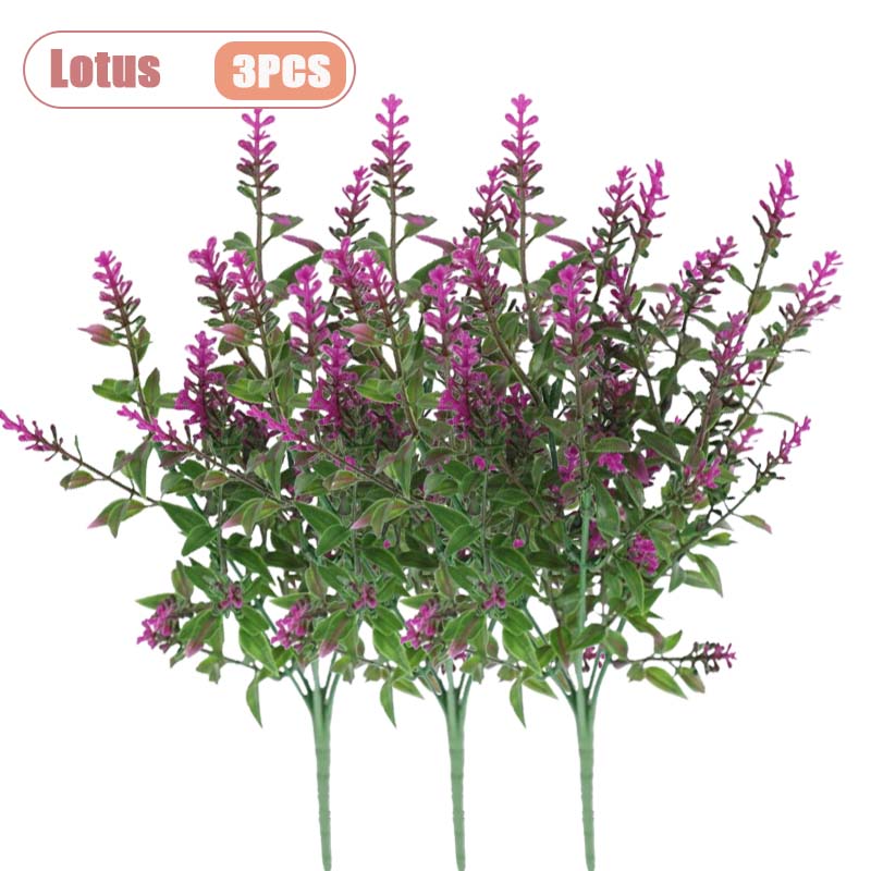 1-10PCS Lavender Artificial Flowers Faux Plants Greenery Wedding Celebration Home Decor Accessories Ornaments Arrangements