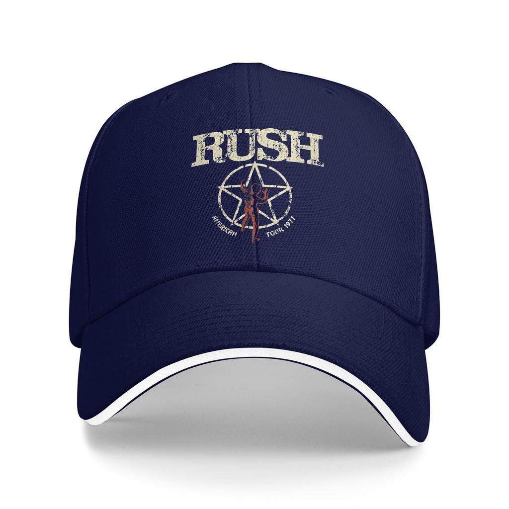 Rush Rock Band Sun Baseball Cap Spring y2k Retro Trucker Hat For Men Adult Hiking Fishing Snapback Cap