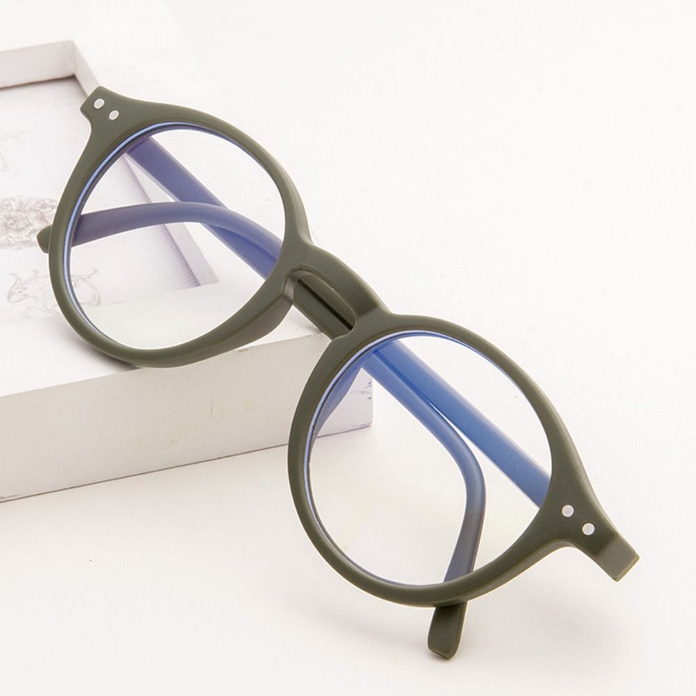 New Fashion Anti-blue Light Glasses Kids Round Frame Computer Glasses Vintage Boys Girls Protection Eyeglasses