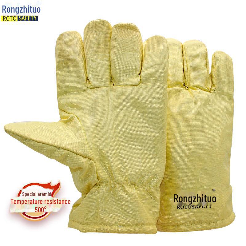 High-Temperature Resistant Fireproof Gloves for Industrial Use – 500°C Protection
