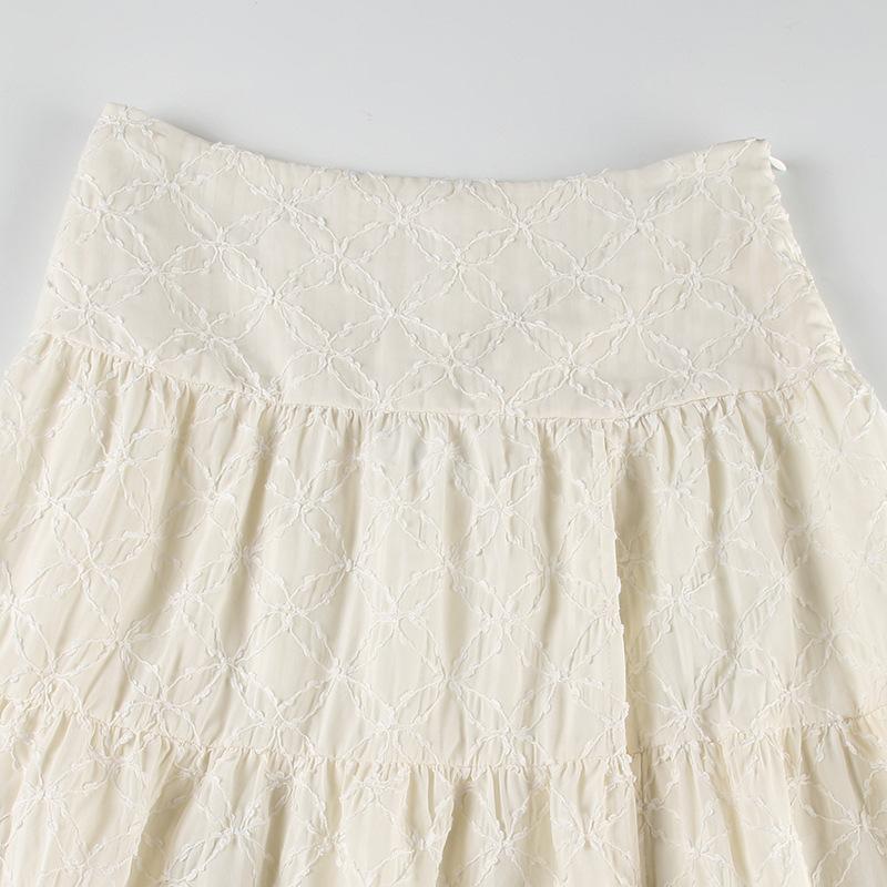 Women's Jacquard High Slit Hottie Sexy Low Waist Skinny Holiday  Skirt