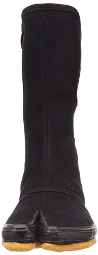 Soukaido Herren Twin Hooves Leichte Tabi Arbeitsstiefel, Schwarz