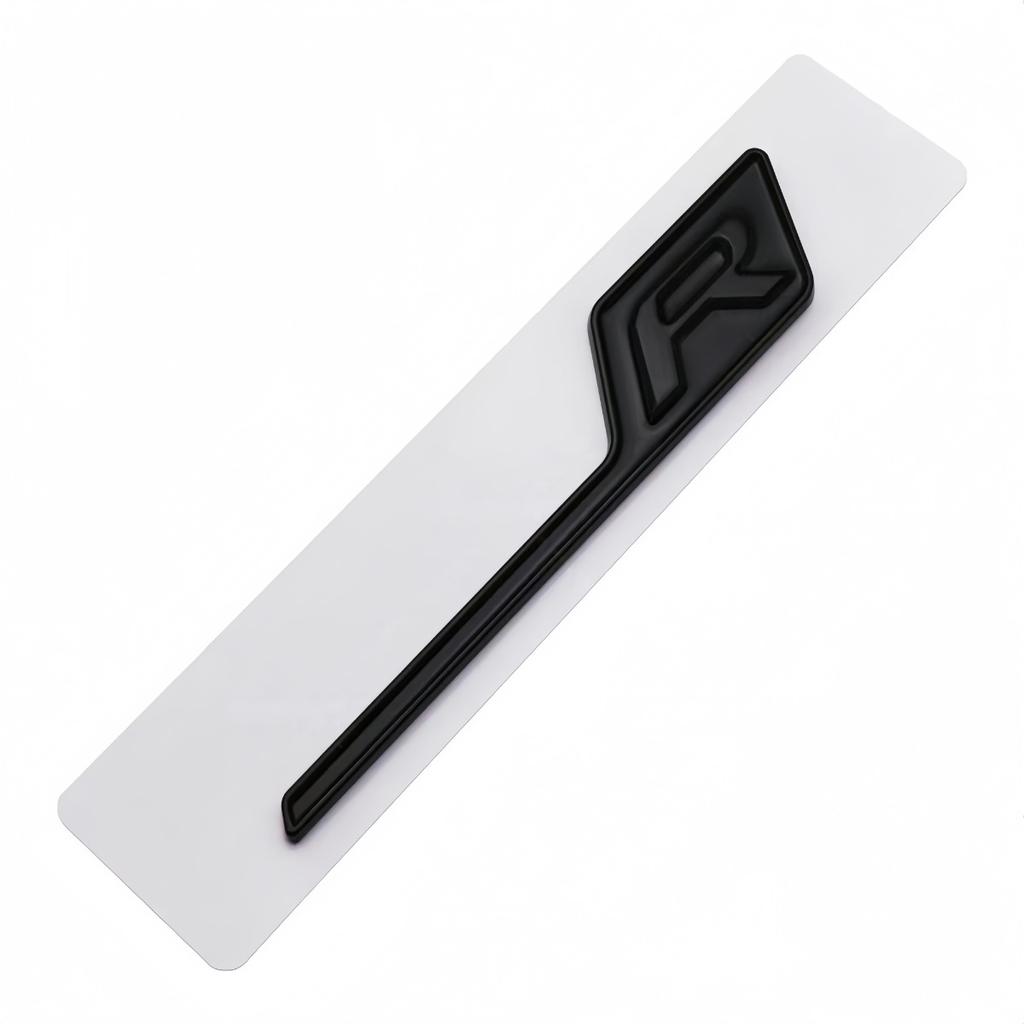 1PC ABS GT C S R Logo Badge Sticker Car Rear Trunk Emblem Decal High-Quality Automotive Styling Accessories