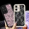 Creative Lace Pattern Phone Cover Case for Xiaomi Poco F8 X3 NFC C51 X3 Pro C61 C50