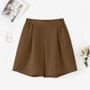 ZANZEA Women Casual Back Elastic Waist Loose Summer Short Pants