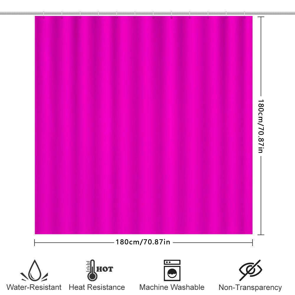 Tenda Doccia Rosa Vivace, Arredamento Moderno per la Casa, Tessuto Impermeabile per Bagno, 180X180Cm, Schizzo di Colore Audace Nuovi Arrivi in Accessori per il Bagno