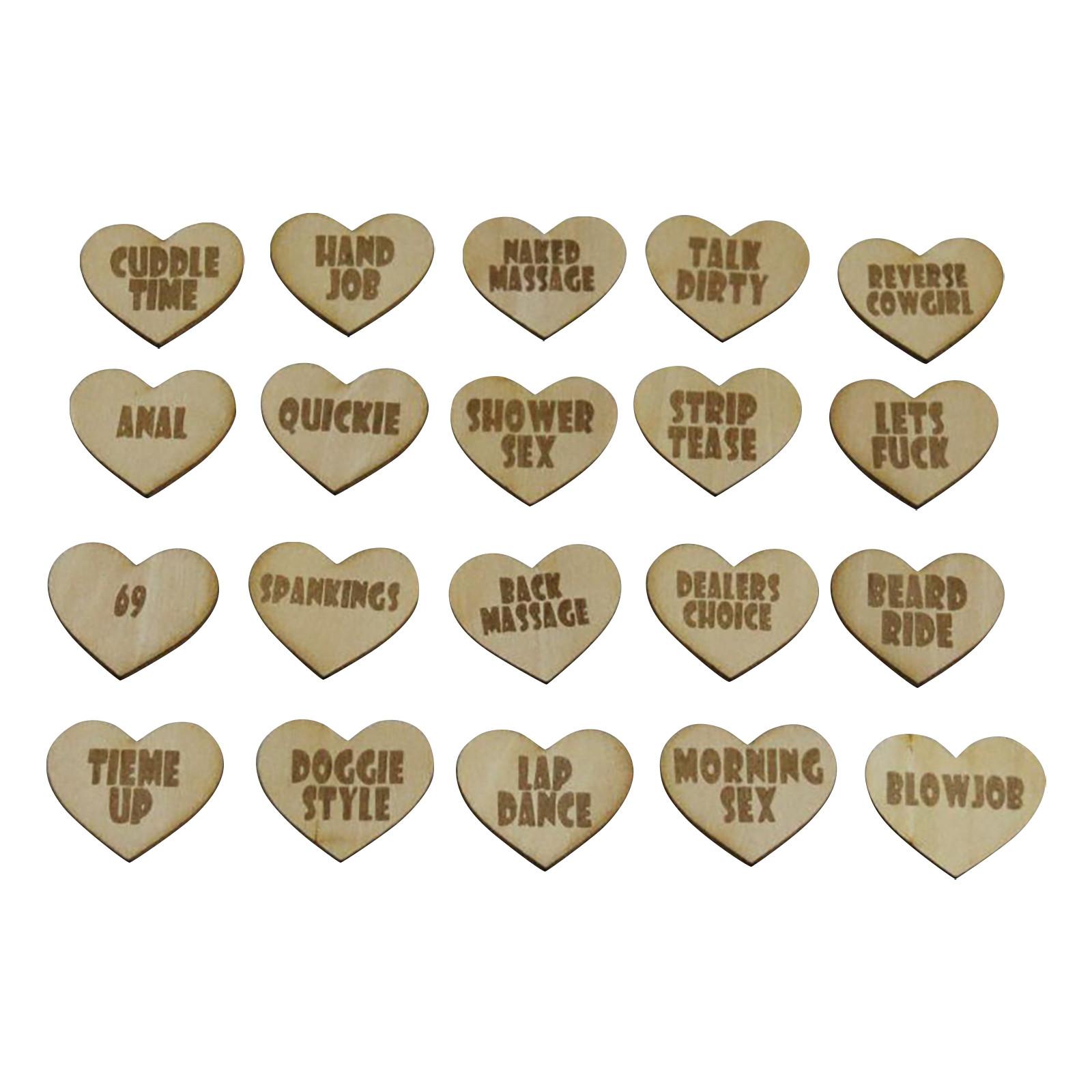 Жетоны мероприятий для свиданий и бокс-сет игровых карточек для пар ко Дню святого Валентина D