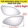 1/2PCS Car Headlight Car Cover, For Mercedes-Benz W220 1998-2006 S-Class Headlight Shell Mercedes-Benz S600 S500 S350 Lampshade