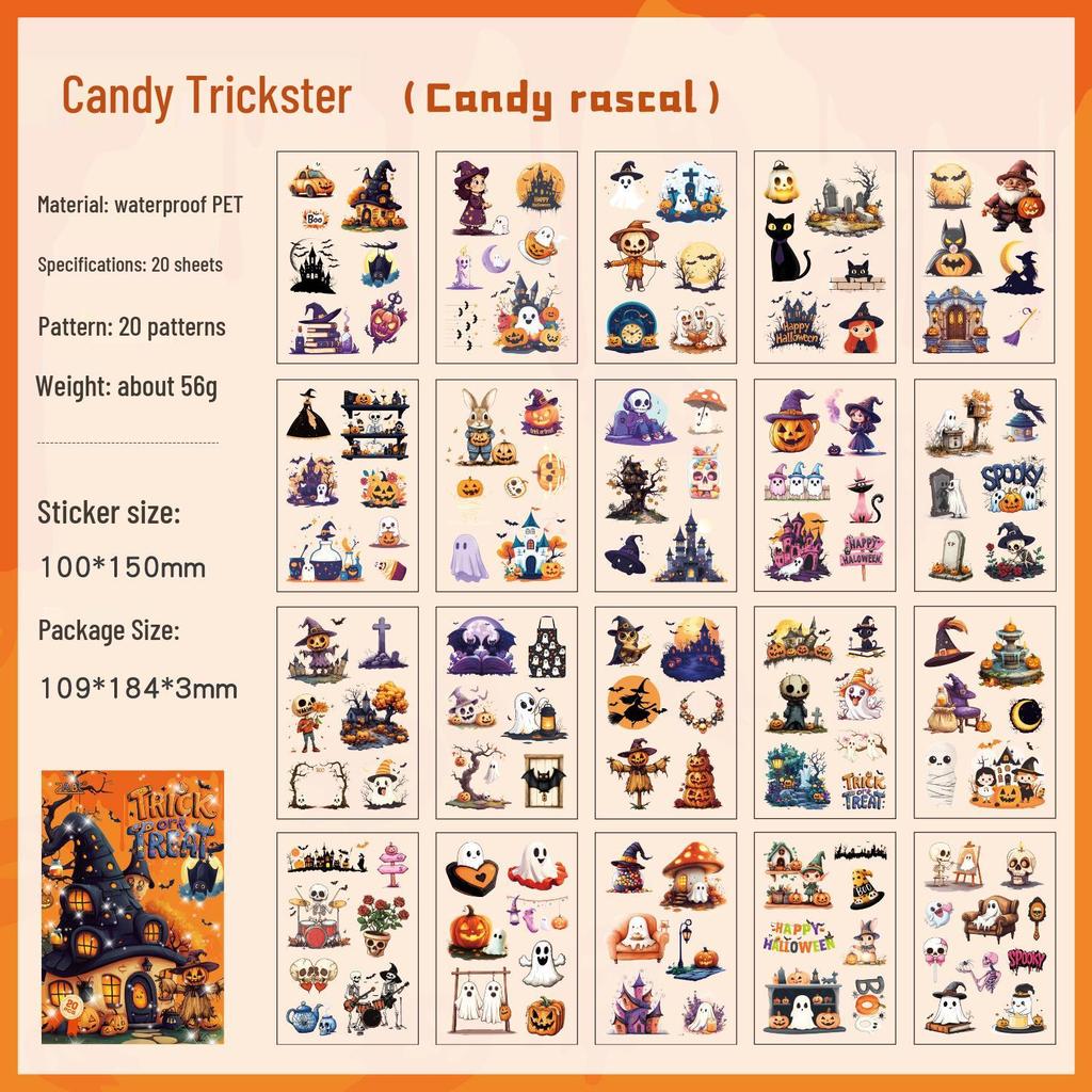 Halloween Castle Die-cut Sticker Book: Children's Journal & Decoration Stickers