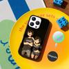 The C-Coffin of Andy and L-Leyley For iPhone 17,16,15,14,13,12,11,Pro,Max,Plus Magnetic Wireless Charging Black Phone Case