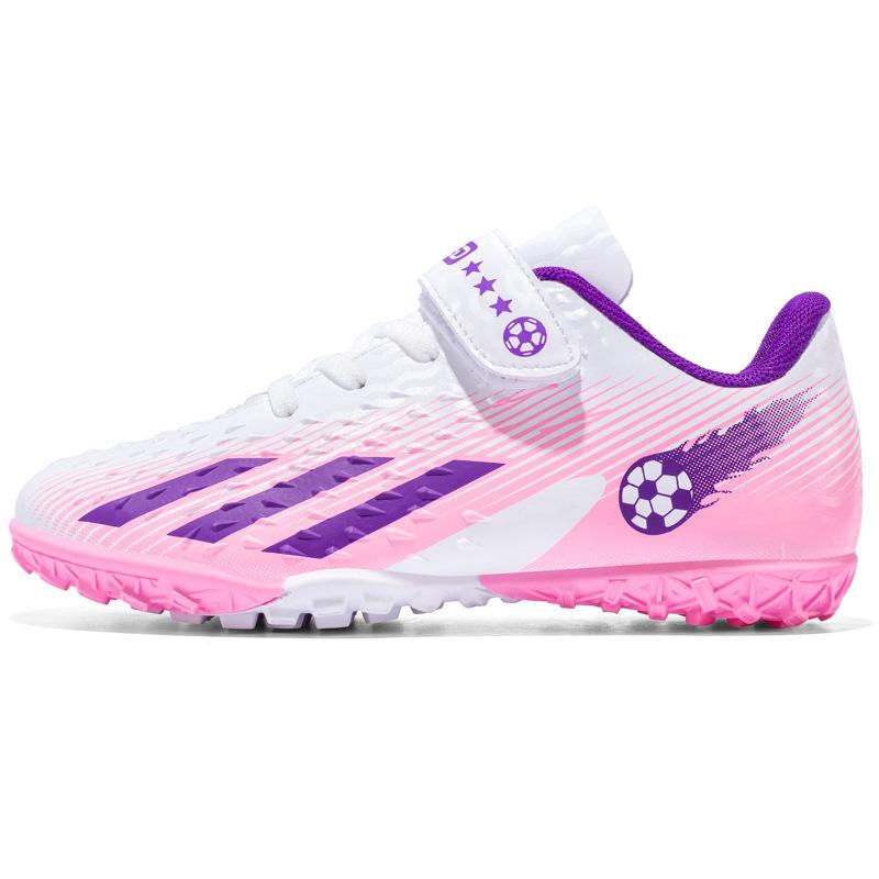 Neue Kinder-Klettverschluss-Fußballschuhe, junge und jugendliche, abgerissene Nägel, Wettkampf-Trainingsschuhe für Grund- und Sekundarschüler für Damen und Herren