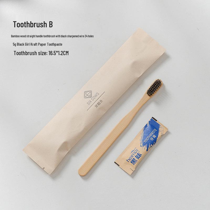 Soft Bristle Toothbrush Kit for Hotel and Guest Use - Individually Wrapped Toiletries