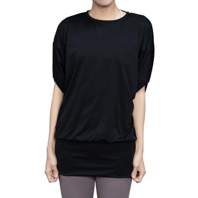 Yoga Dolman Sleeve Yoga Wear for Loose Fit Body Longer Short Sweat Quick UV Cute [iito.seasons] Women, Top, Covering, Length, Sleeve, Sports, Fitness,