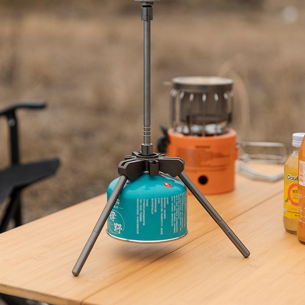 Gas Furnace Expansion Bracket Adjustable Height Single Stove Extension Bracket Outdoor Gas Tank Support for Outdoor Cooking