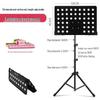Professional Portable Folding Sheet Music Stand for Guitar, Guzheng, Violin - Thickened for Home Use
