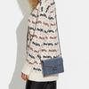 Coach Tabby Leather Clutch , Shoulder Bag , Crossbody Bag Small Women's Denim Blue (Unisex) Shoulder Bags 89364 V5D61