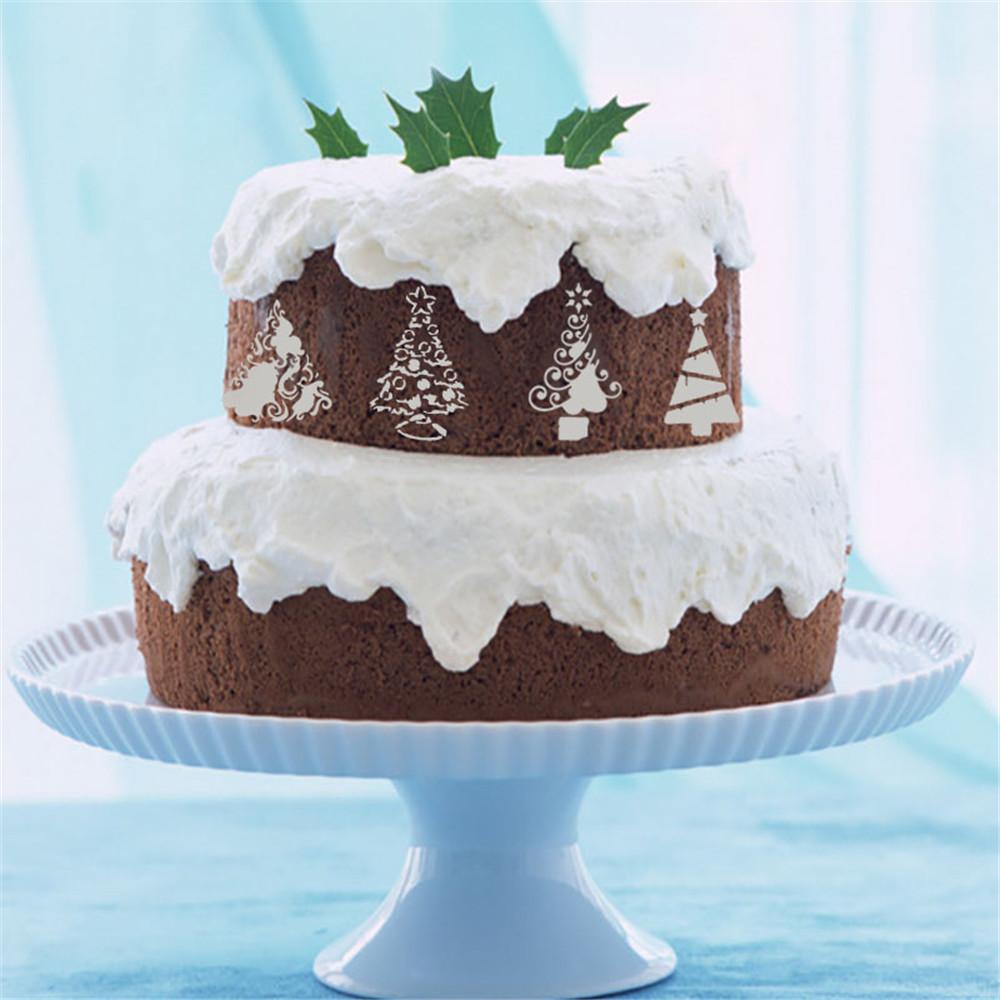 buy 6 pcs diy cake coffee stencils spray mold decorating print christmas tree modeli at affordable prices free shipping real reviews with photos joom
