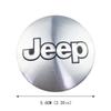 4pcs Car Wheel Hub Center Stickers for Jeep Grand Commander Cherokee Patriot Wrangler Grand Cherokee Renegade Liberty Decoration