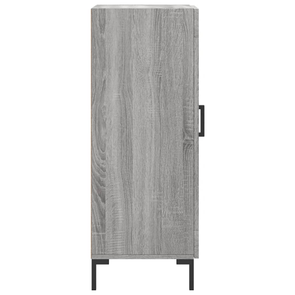 Sideboard Gray Sonoma 34.5 x 34 x 90 cm Engineered Wood