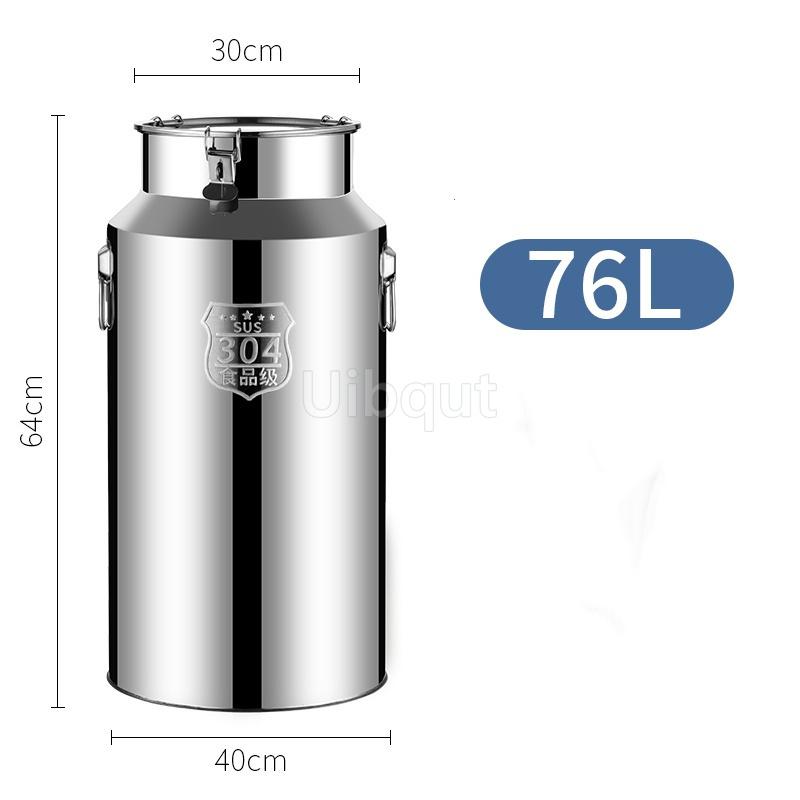 304 Stainless Steel Fermenters Wine Fermented Beer Fermenters Milk Barrel Bucket Sealing Oil Barrel Tea Canister Storage Pot