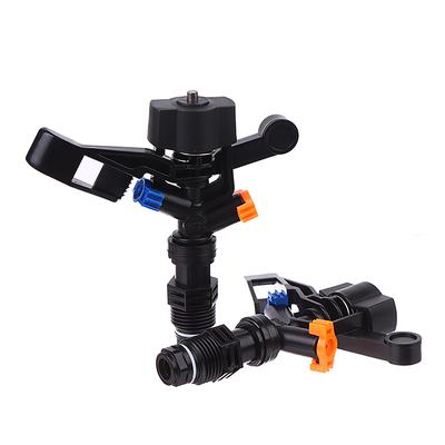 Rasenbewässerung Rotierender Sprinkler 360 Grad Automatisch drehender Wassersprühkopf mit zwei Löchern Gartenbewässerungs-Sprinklerdüse