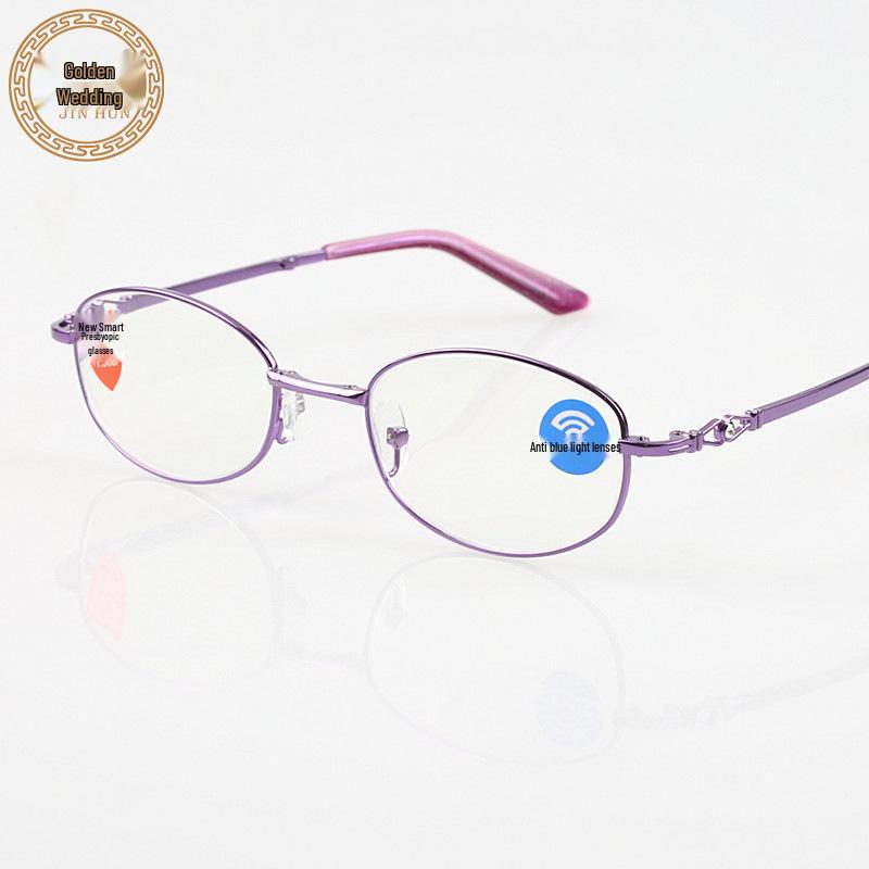 Folding Dual-Focus Anti-Blue Light Reading Glasses for Men & Women 