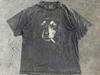 Rauchendes Langhaar-Dackel-Shirt, Vintage Y2K Grunge Langhaar Doxie T-Shirt, Lustige Würstchenhund Grafik, Comfort Colors Edgy Meme Geschenk