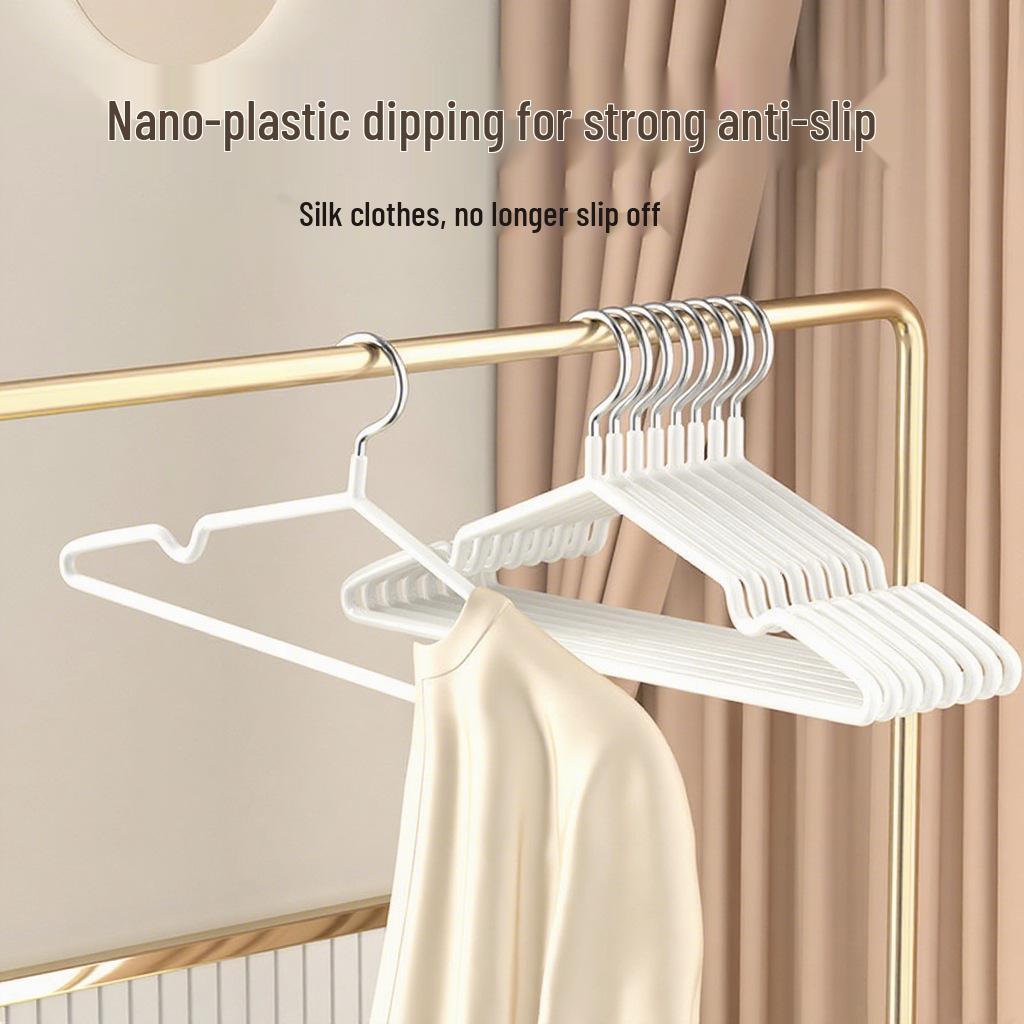 Seamless Multi-Function Clothes Drying Rack: Non-Slip, Wide Shoulder, Anti-Bulge Design