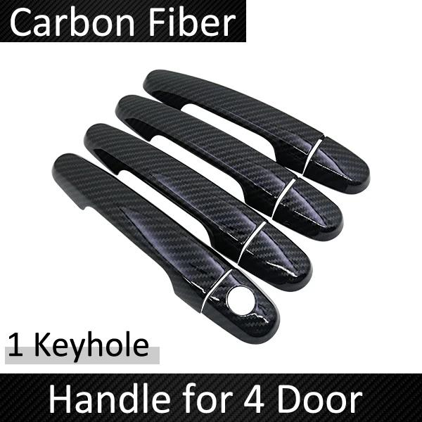 Carbon Fiber Car Handle Or Chrome Door Cover for Toyota Boon Passo Perodua Myvi Subaru Justy Daihatsu Sirion M300 2004~2010 Car
