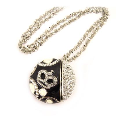 [D7684] - Designer Long Necklace 'Secret Royal'