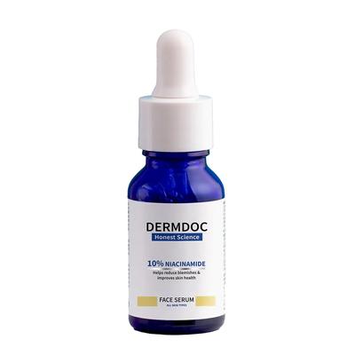 Sérum Facial DermDoc 10% Niacinamida, 30ml | Todos os Tipos de Pele | Controla a Produção de Sebo | Minimiza os Poros | Ajuda a Reduzir a Hiperpigmentação e Manchas da Idade