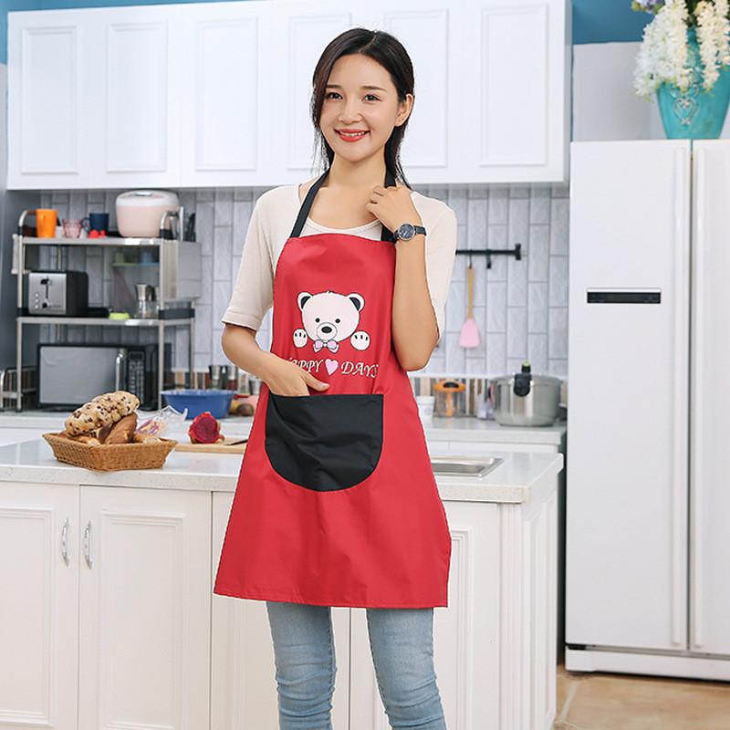 Striped Apron Sleeveless Waterproof Design Oxford Cloth Enthusiasts Cooking