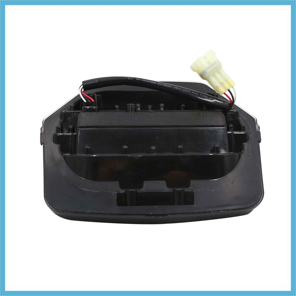 BULLSPANN Motorcycle Tail Light Motorcycle Brake Tail Light for Honda CB400 13.5V Black Replacement Parts Accessories Replacement